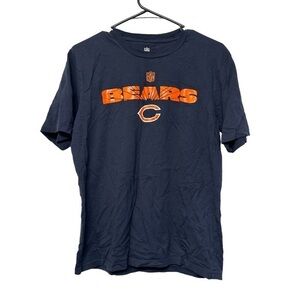 Boy's NFL Chicago Bears Navy Blue Graphic Shirt Size XL/18 EUC #C-70